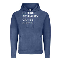Vintage Denim newheterosexuality can be cured Vintage Hoodie - linhVisuals