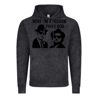 Vintage Black Elwood & Jake Vintage Hoodie - linhVisuals