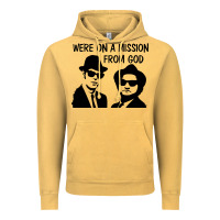 Vintage Mustard Elwood & Jake Vintage Hoodie - linhVisuals