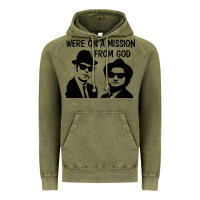 Vintage Olive Elwood & Jake Vintage Hoodie - linhVisuals