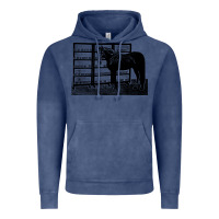 Vintage Denim beautiful jim key  performing horse Vintage Hoodie - linhVisuals