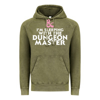 Vintage Olive I'm sleeping with the dungeon master Vintage Hoodie - linhVisuals