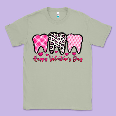 Happy Valentines Day Dentist Classic Tee Designed By Oliviacreatesart