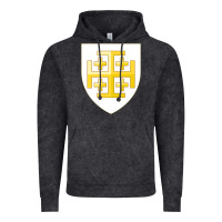 Vintage Black arms of the kingdom of jerusalem Vintage Hoodie - linhVisuals