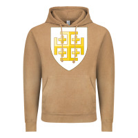 Vintage Camel arms of the kingdom of jerusalem Vintage Hoodie - linhVisuals