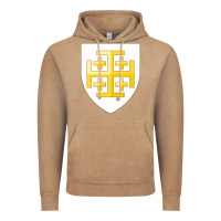 Vintage Coffee arms of the kingdom of jerusalem Vintage Hoodie - linhVisuals