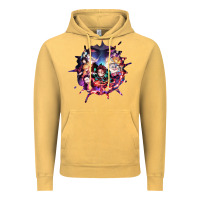 Vintage Mustard kimetsu no yaibathe hinokami chronicles Vintage Hoodie - linhVisuals