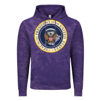 Cloud Purple fake presidential seal Vintage Hoodie - linhVisuals