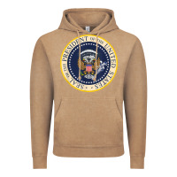 Vintage Coffee fake presidential seal Vintage Hoodie - linhVisuals