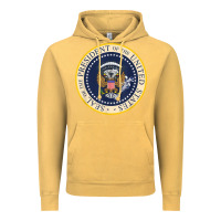Vintage Mustard fake presidential seal Vintage Hoodie - linhVisuals