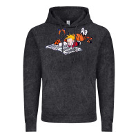 Vintage Black calvin Vintage Hoodie - linhVisuals