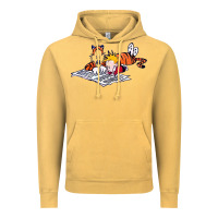 Vintage Mustard calvin Vintage Hoodie - linhVisuals