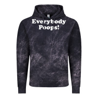 Cloud Black everybody poops Vintage Hoodie - linhVisuals