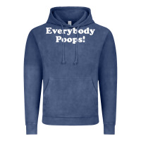 Vintage Denim everybody poops Vintage Hoodie - linhVisuals