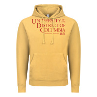 Vintage Mustard University of the District of Columbia Vintage Hoodie - linhVisuals