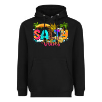 Black salty vibes Heavyweight Hoodie - RanaPortraitStore