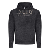 Vintage Black Drury University Vintage Hoodie - linhVisuals