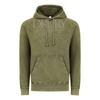 Vintage Olive Drury University Vintage Hoodie - linhVisuals