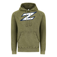 Vintage Olive akron zips Vintage Hoodie - linhVisuals