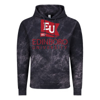 Cloud Black Edinboro University Vintage Hoodie - linhVisuals