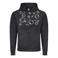 Vintage Black bubbles t  shirt bubbles t  shirt Vintage Hoodie - linhVisuals