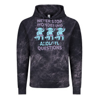 Cloud Black axolotl questions Vintage Hoodie - linhVisuals