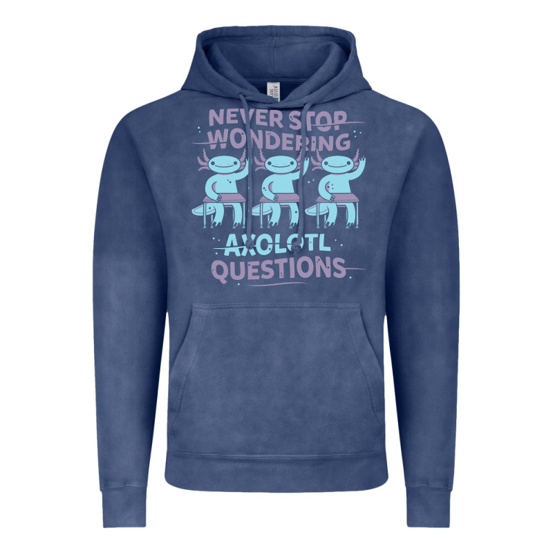 Axolotl Questions Vintage Hoodie by linhVisuals | Teevron