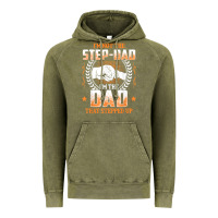 Vintage Olive mens i'm not the step dad i'm the dad that stepped up father gift t sh Vintage Hoodie - linhVisuals