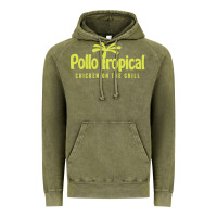 Vintage Olive suitable-pollo-tropical-worn Vintage Hoodie - linhVisuals