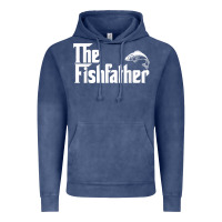 Vintage Denim mens the fishfather funny fish father day lover t shirt t shirt Vintage Hoodie - linhVisuals