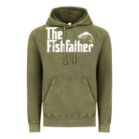 Vintage Olive mens the fishfather funny fish father day lover t shirt t shirt Vintage Hoodie - linhVisuals