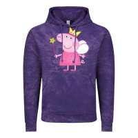 Cloud Purple pig Vintage Hoodie - linhVisuals