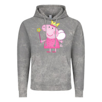 Cloud Rock pig Vintage Hoodie - linhVisuals