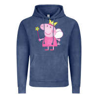 Vintage Denim pig Vintage Hoodie - linhVisuals