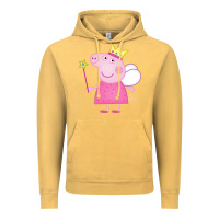Vintage Mustard pig Vintage Hoodie - linhVisuals