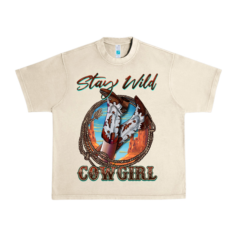 Stay Wild Cowgirl Urban Heavy Tee by FaDigitalArtStudio | Teevron