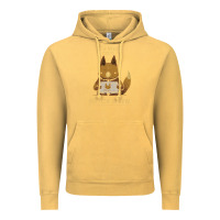 Vintage Mustard fox news new Vintage Hoodie - linhVisuals