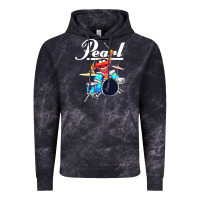 Cloud Black the muppet show animal playing pearl drums Vintage Hoodie - linhVisuals