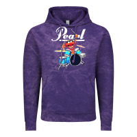 Cloud Purple the muppet show animal playing pearl drums Vintage Hoodie - linhVisuals