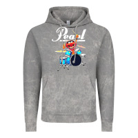 Cloud Rock the muppet show animal playing pearl drums Vintage Hoodie - linhVisuals