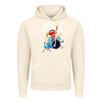 Vintage Artic the muppet show animal playing pearl drums Vintage Hoodie - linhVisuals