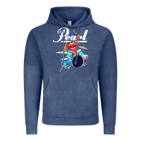 Vintage Denim the muppet show animal playing pearl drums Vintage Hoodie - linhVisuals