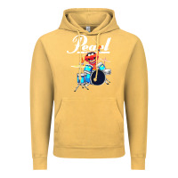 Vintage Mustard the muppet show animal playing pearl drums Vintage Hoodie - linhVisuals