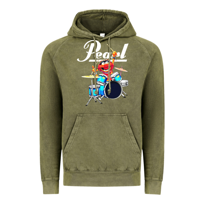 The Muppet Show Animal Playing Pearl Drums Vintage Hoodie by linhVisuals | Teevron