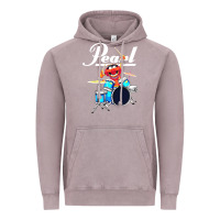 Vintage Zinc the muppet show animal playing pearl drums Vintage Hoodie - linhVisuals