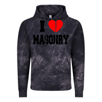 Cloud Black i love masonry Vintage Hoodie - linhVisuals