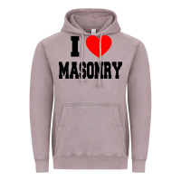 Vintage Zinc i love masonry Vintage Hoodie - linhVisuals