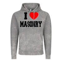 Cloud Rock i love masonry Vintage Hoodie - linhVisuals