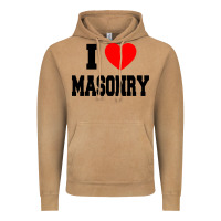 I Love Masonry Vintage Hoodie | Teevron