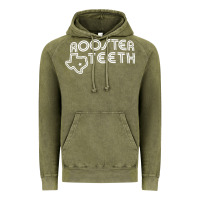 Vintage Olive rooster teeth Vintage Hoodie - linhVisuals
